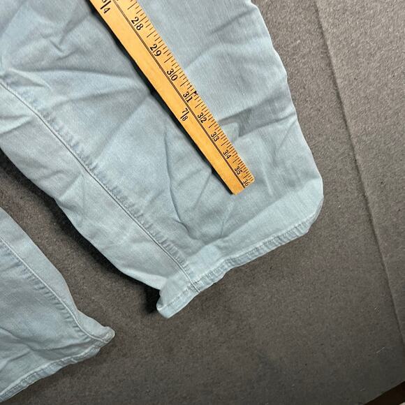 Belle by Kim Gravel Regular Primabelle Wide Leg Jeans Light Wash, Reg 8 - Picture 7 of 12